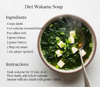 ダイエット　わかめスープ太る