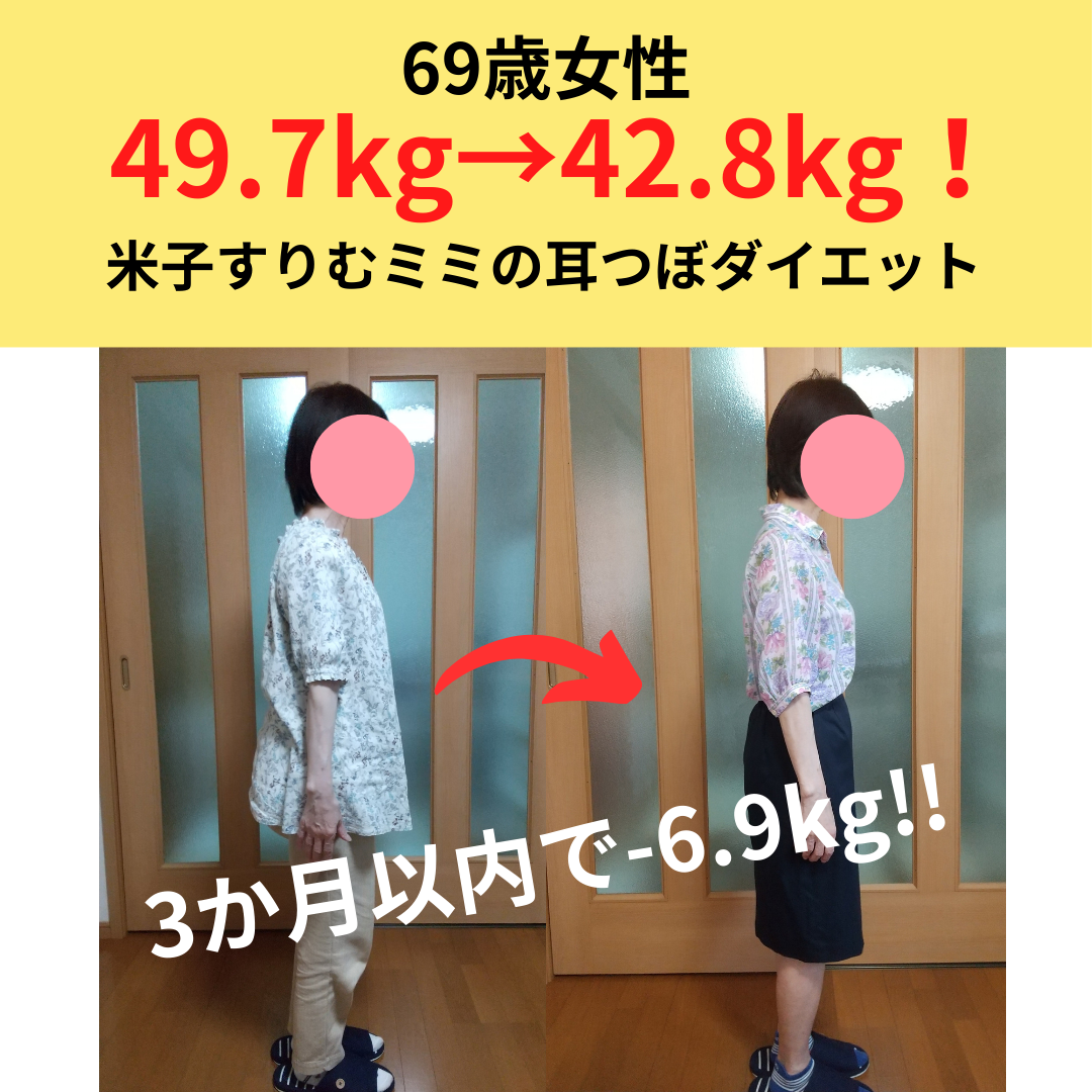 69歳 米子 ダイエット ビフォーアフター